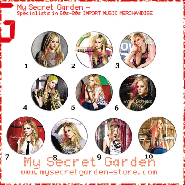 Avril Lavigne -Abbey Dawn Pinback Button Badge Set 1a ( or Hair Ties / 4.4 cm Badge / Magnet / Keychain Set )